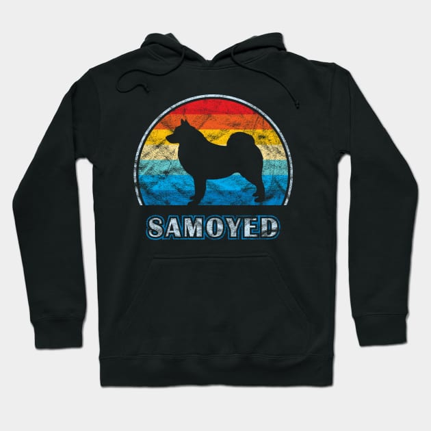 Samoyed Vintage Design Dog Hoodie by millersye